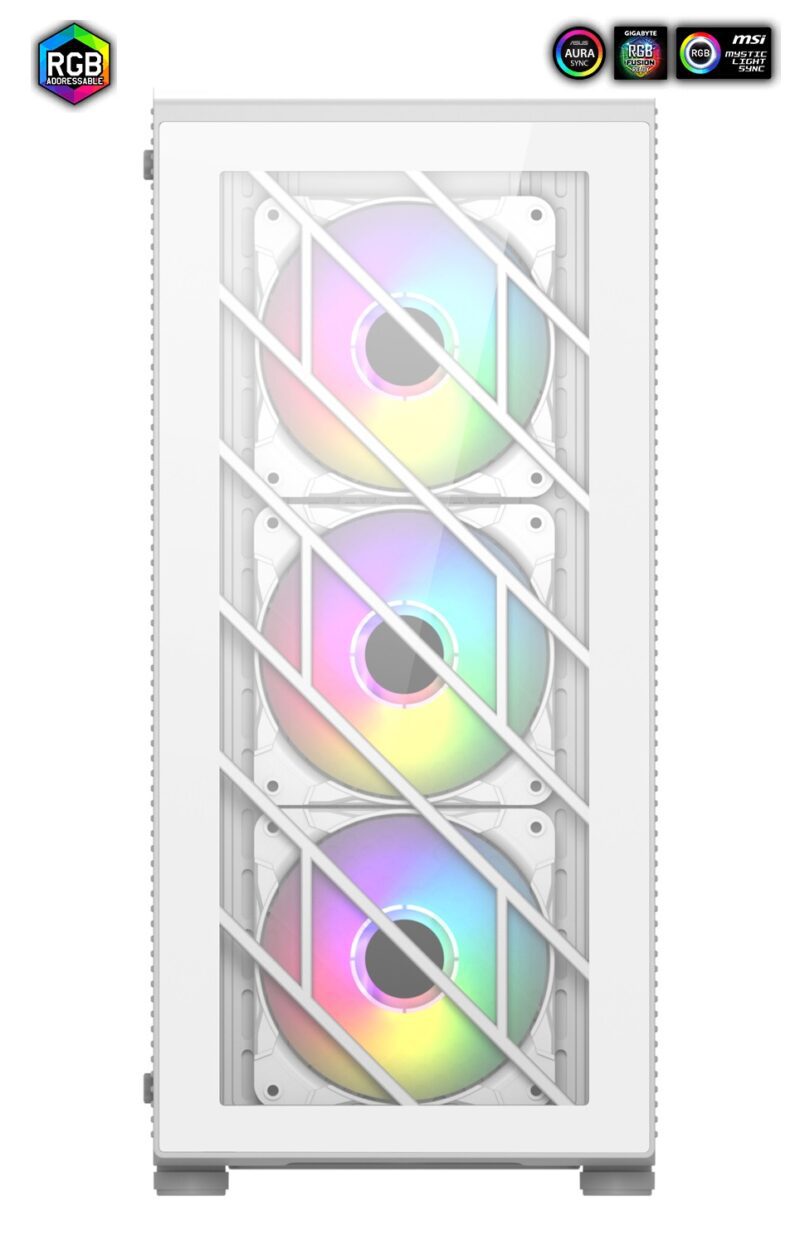 GALAX CASE CMT192 White (ATX RGB case)