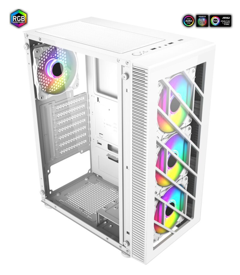 GALAX CASE CMT192 White (ATX RGB case)