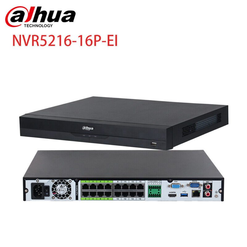 NVR5216-16P-I: 16-channel NVR with built-in 16 PoE ports and AI functions. - Image 5