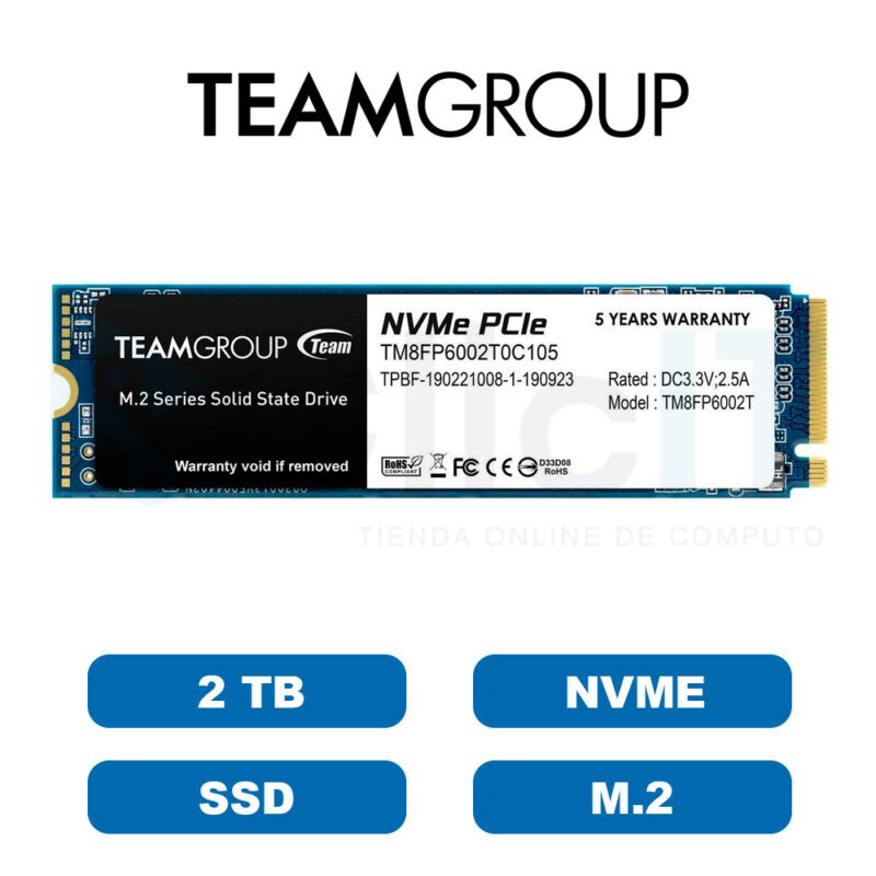 TEAM SSD 2TB NVME