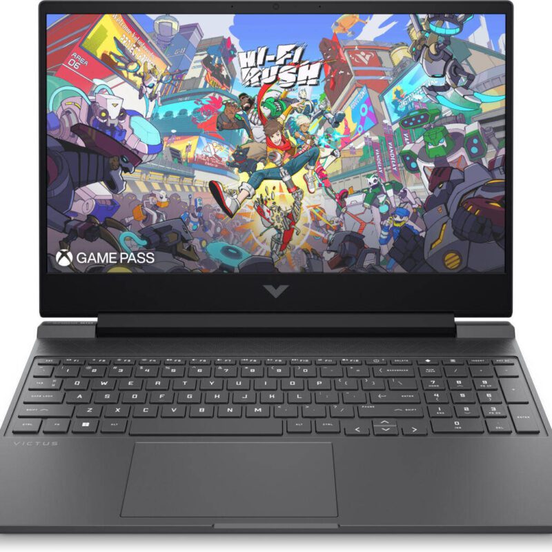 HP VICTUS 15 FB2063 7TH GEN 7535HS RYZEN 5 8GB RAM 512GB SSD 15.6'' FHD 144Hz DISPLAY RX 6550M 4GB ENG US KB WIN11 BACKLIT KB MICA SILVER US PLUG
