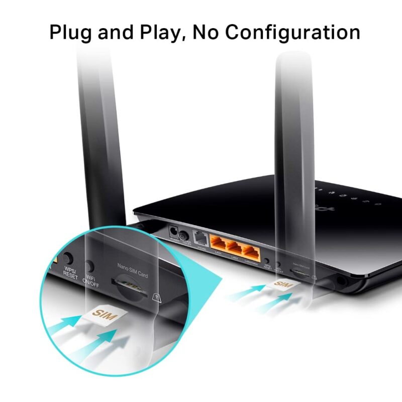 TP-Link TL-MR6500V 4G LTE Telephony Wi-Fi Router - Image 5