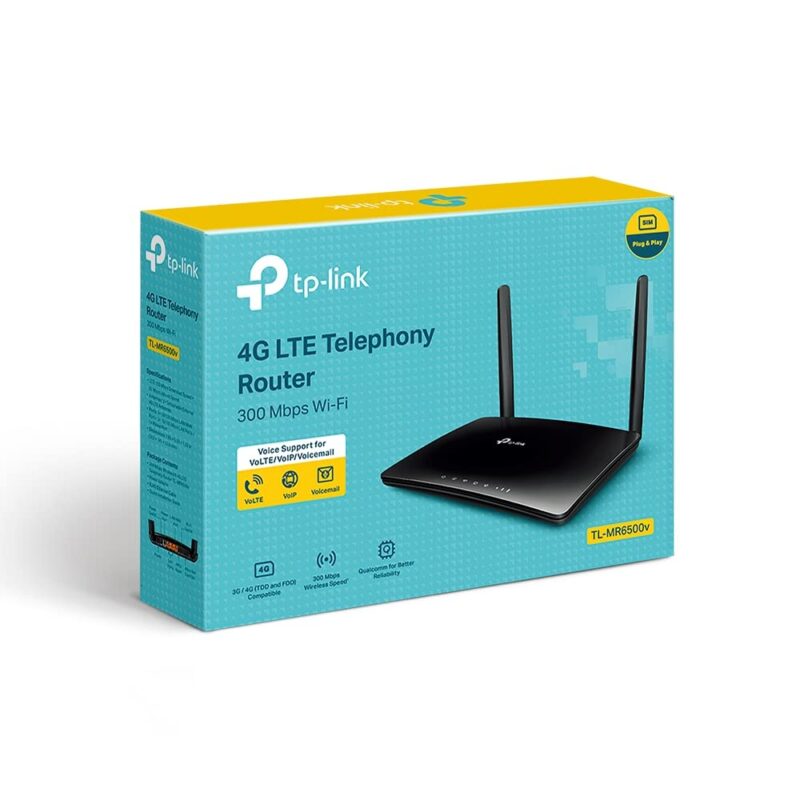 TP-Link TL-MR6500V 4G LTE Telephony Wi-Fi Router - Image 3
