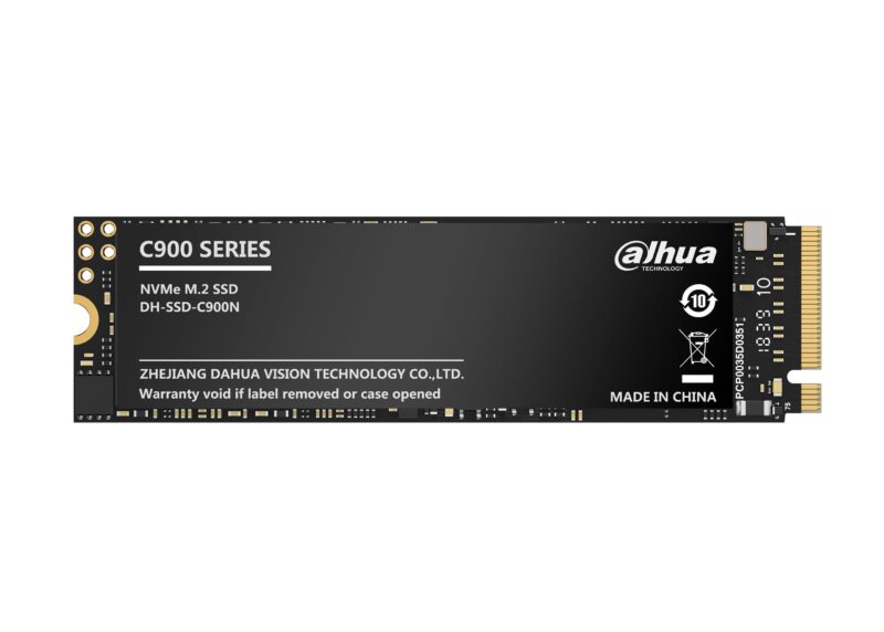 Dahua 512GB NVMe M.2 PCIe Gen3x4 SSD,R:2000MB/s,W:1450MB/s-C900N
