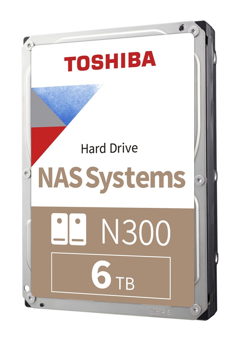 Toshiba 6TB N300 NAS 3.5" SATA 6Gb/s 128MB Cache 7200RPM Internal HDD