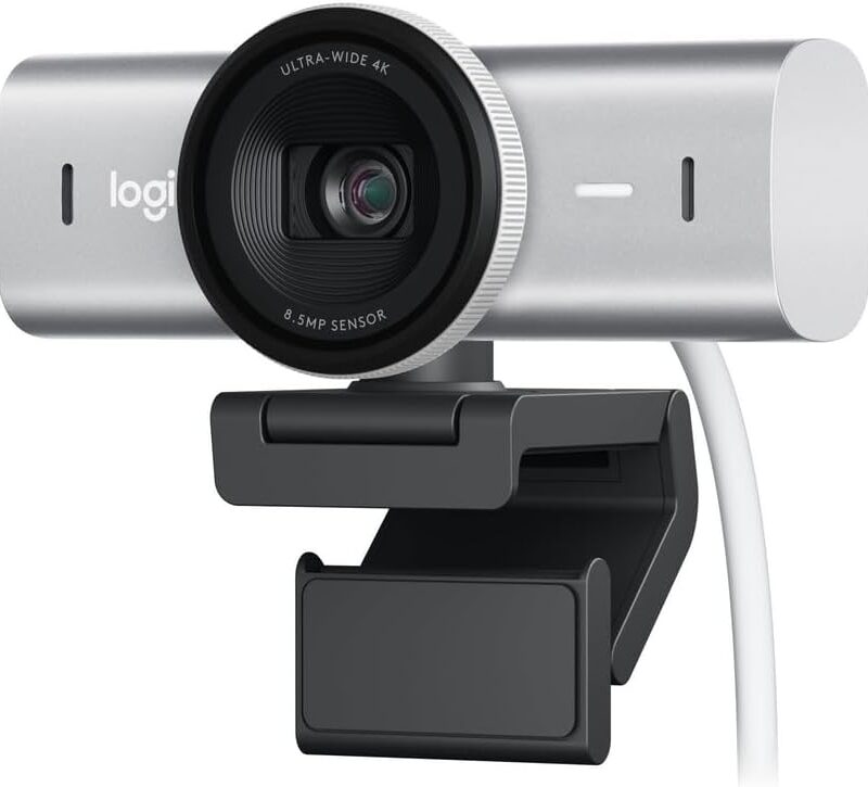 WEBCAM LOGITECH 960-001554 MX BRIO 4K PALE GREY