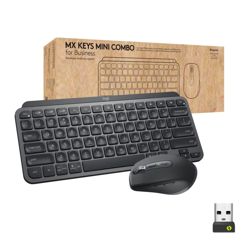 WIRELESS KEYBOARD AND MOUSE LOGITECH 920-011061 MX KEYS MINI COMBO