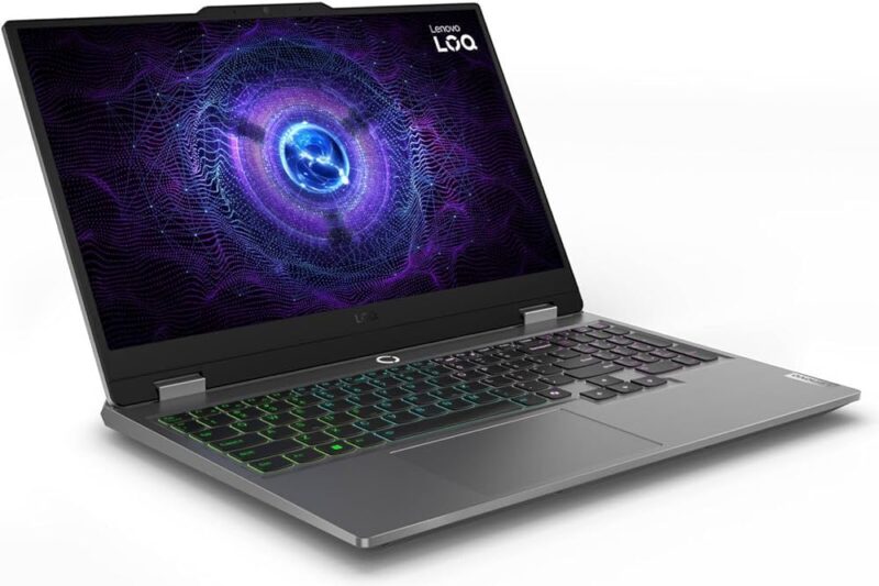 LENOVO LOQ GAMING LOQ 15IRX9-COREi7-13TH GEN 13650HX-24GB RAM-512GB SSD-15.6'' FHD IPS DISPLAY-RTX 4050 6GB-ENG US BACKLIT KB-LUNA GREY-DOS-UK PLUG