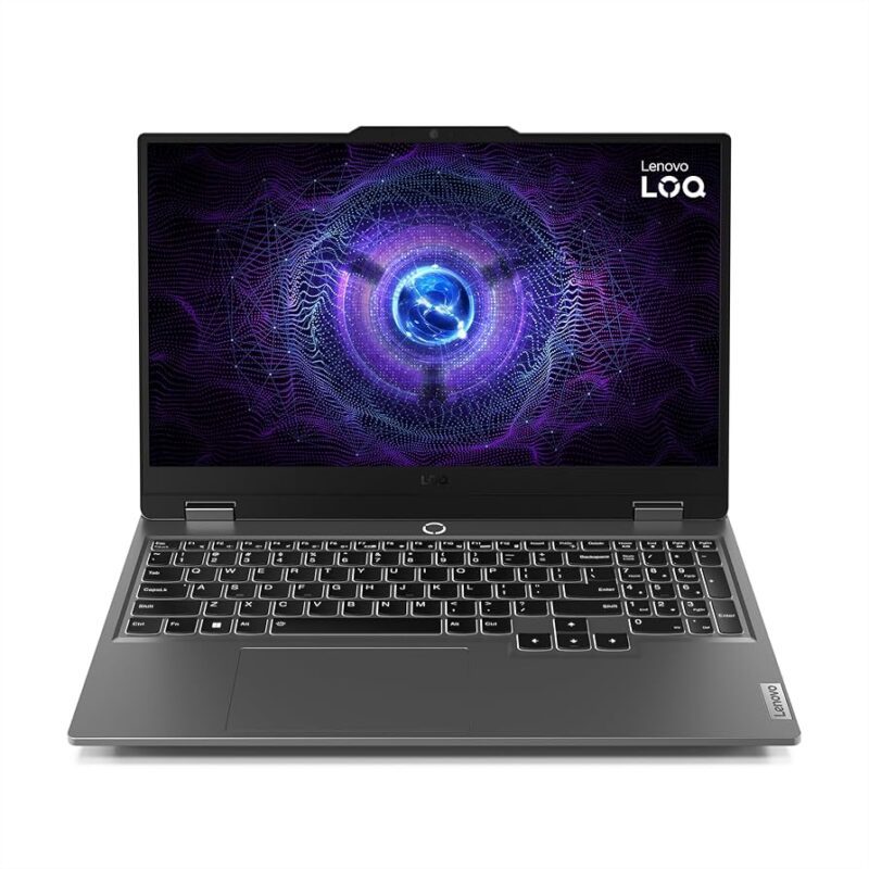 LENOVO LOQ GAMING LOQ 15IRX9-COREi7-13TH GEN 13650HX-24GB RAM-512GB SSD-15.6'' FHD IPS DISPLAY-RTX 4050 6GB-ENG US BACKLIT KB-LUNA GREY-DOS-UK PLUG