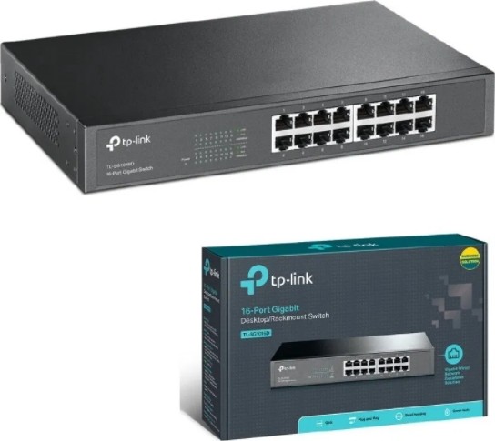TPLINK SWITCH TL-SG1016D 16 PORT GIGABIT - Image 2