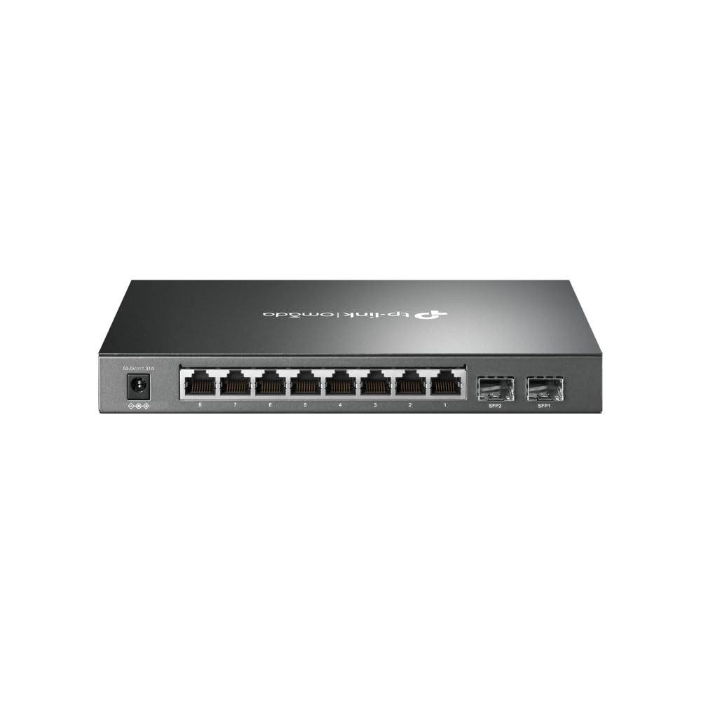 TP-Link Switch TL-SG2210P 8-Port Gigabit PoE+ with 2 SFP Ports - Image 4