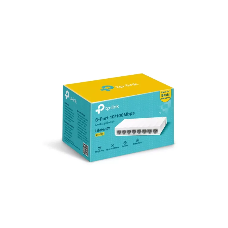 TPLINK SWITCH LS1008 8 PORT - Image 2
