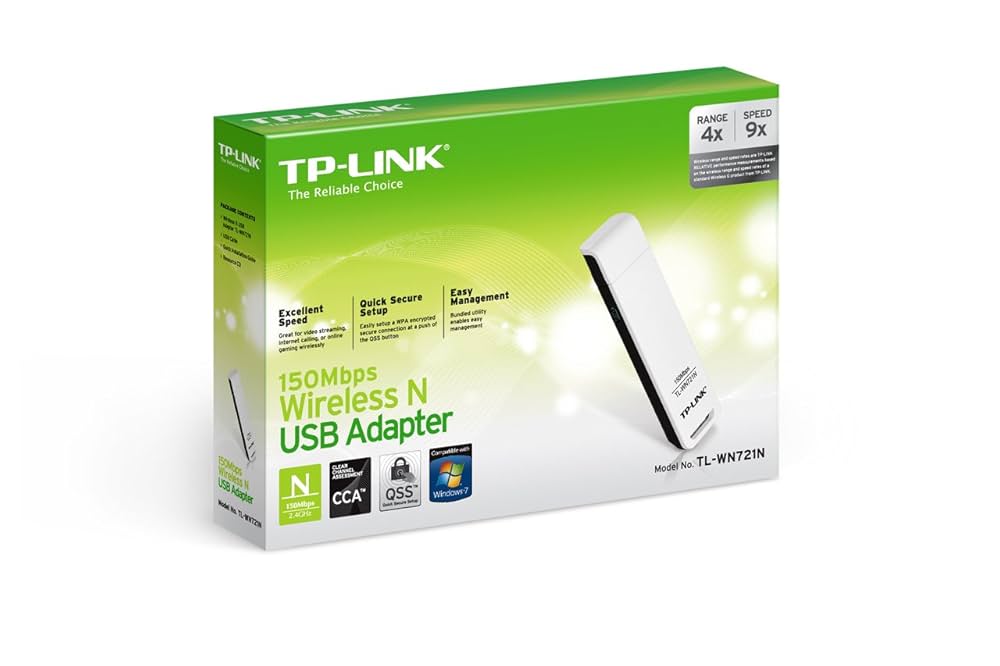 TP-LINK TL-WN721N USB Wireless Adapter - Image 4