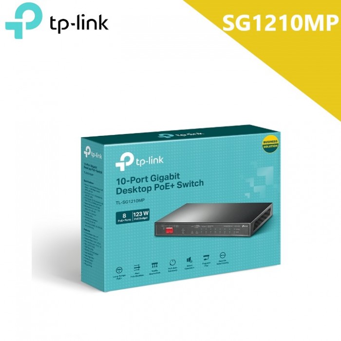TP-Link Switch SG1210MP 8-Port Gigabit PoE+ - Image 5