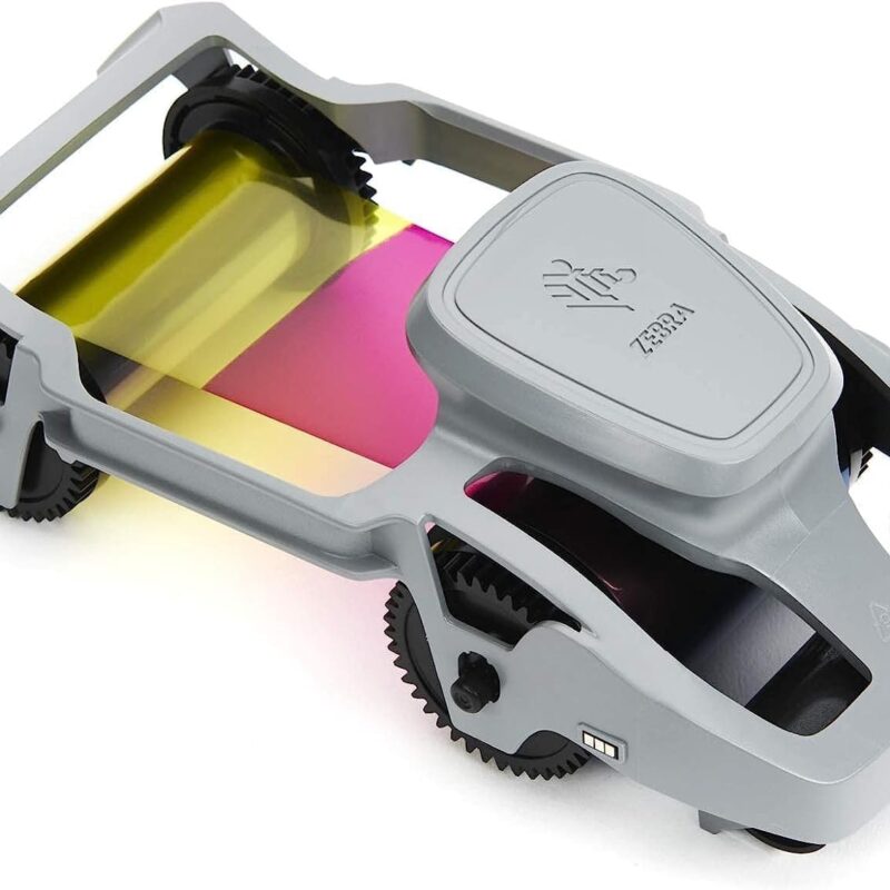 Zebra 800300-250EM Ribbon – Full-Color YMCKO Ribbon for ZC300 Card Printer (250 Prints)